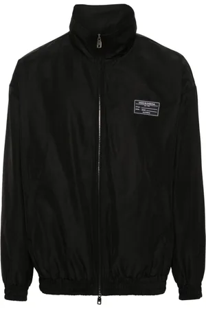 Dolce & Gabbana Logo-appliqué bomber jacket