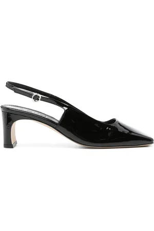 Aeyde 60mm patent leather pumps