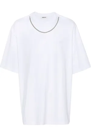 AMBUSH Chain-detail logo-embroidered T-shirt