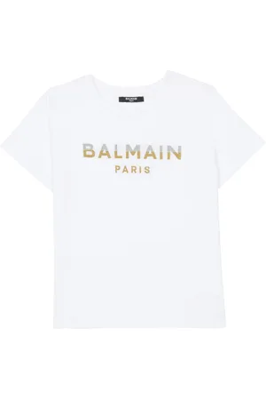Balmain Appliqué-logo cotton T-shirt