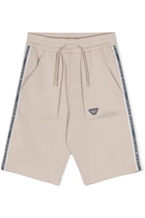 Emporio Armani Logo-stripe track shorts