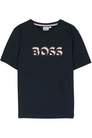 HUGO BOSS Logo-rubberised cotton T-shirt