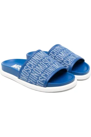 Moschino Logo-jacquard slides