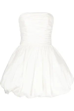 Amsale Taffeta dropped waist mini dress