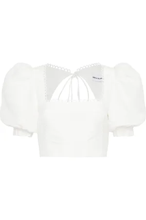 Rebecca Vallance Giovanni puff-sleeve top