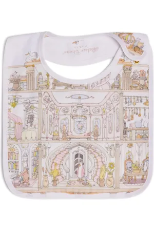 Atelier Choux Dollhouse graphic-print bib