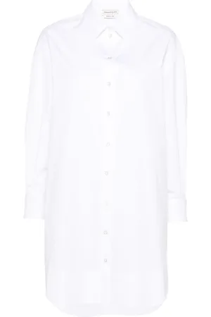 Alexander McQueen Cotton-poplin shirtdress