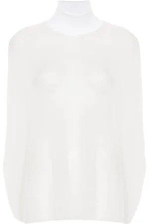 Fabiana Filippi Open-knit high-neck top