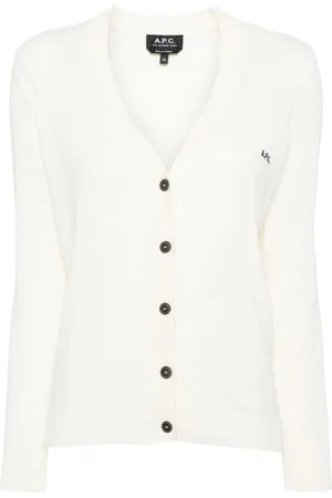 A.P.C. V-neck cotton cardigan