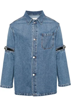 COPERNI Logo-buckle denim jacket