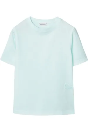 Burberry Logo-embroidered cotton T-shirt