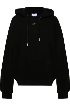 OFF-WHITE Logo-print cotton hoodie