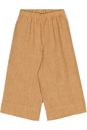 Il gufo Cropped linen trousers