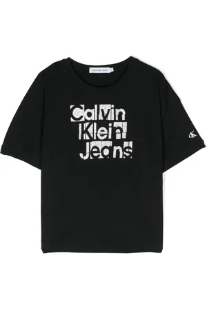 Calvin Klein Glitter-logo T-shirt