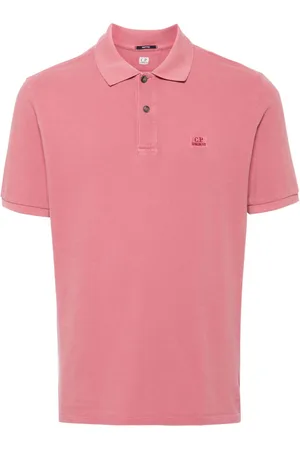 C.P. Company Logo-embroidered polo shirt
