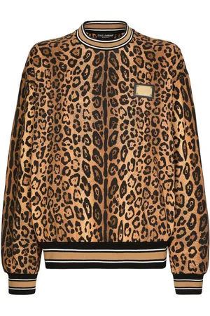 Dolce & Gabbana Leopard-print cotton sweatshirt