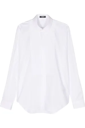 VERSACE Panelled cotton shirt