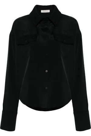 The Mannei Toledo crochet knit-detail shirt