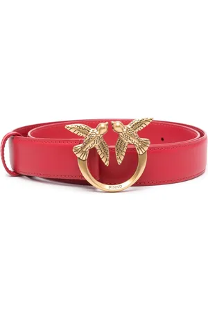 Pinko Love Birds leather belt