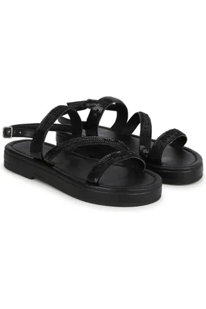 Karl Lagerfeld Sequin-embellished slingback sandals
