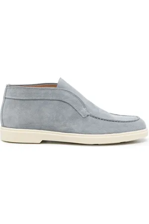 santoni Slip-on suede boots