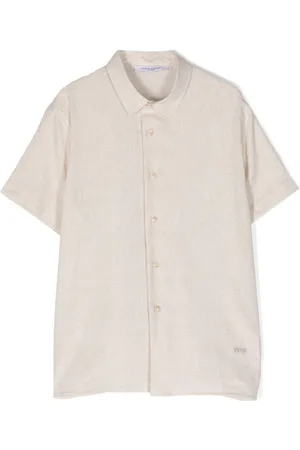 Paolo Pecora Embroidered-logo classic-collar shirt