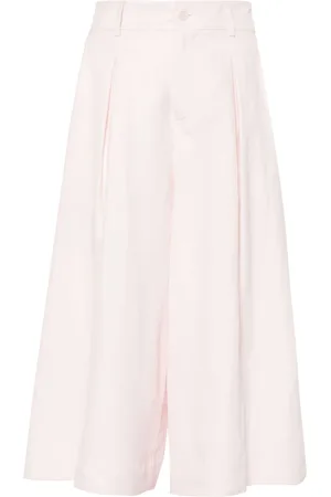 P.A.R.O.S.H. Pleated knee-length shorts
