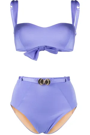 Noire Swimwear Seashell bandeau bikini set