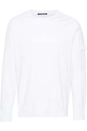 C.P. Company Logo-patch cotton-blend jumper
