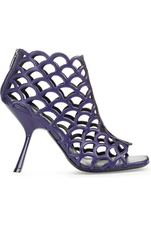 Sergio Rossi Mermaid leather cage sandals