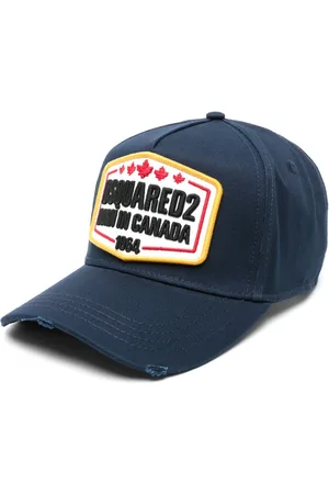 Dsquared2 Logo-patch cotton baseball cap