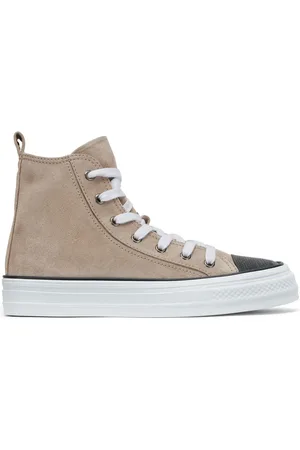 Brunello Cucinelli Panelled lace-up sneakers