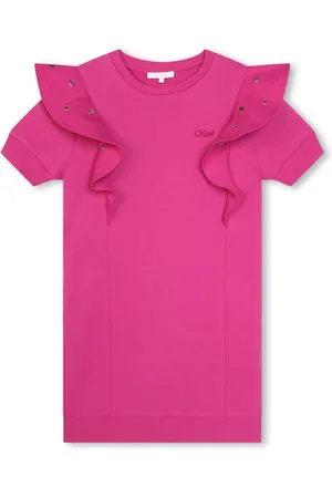 Chloé Eyelet-detailing organic cotton dress