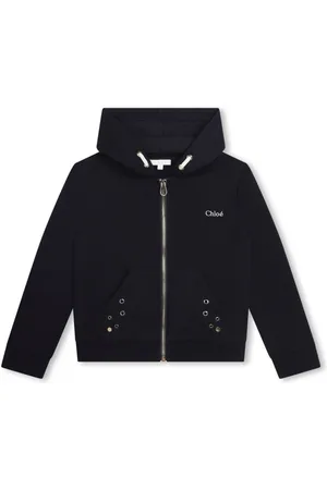 Chloé Eyelet-embellished cotton hoodie