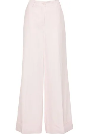 P.A.R.O.S.H. Mid-waist wide-leg trousers