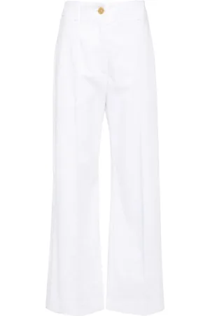 Patou Iconic wide-leg cotton trousers