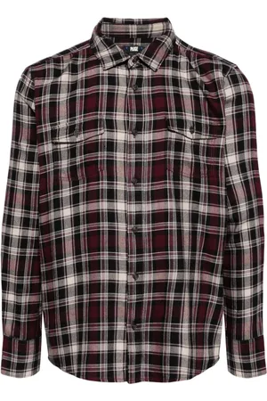 Paige Everett plaid-check flannel shirt