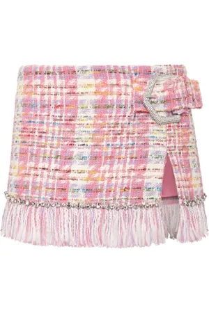 Philipp Plein Tweed mini skirt