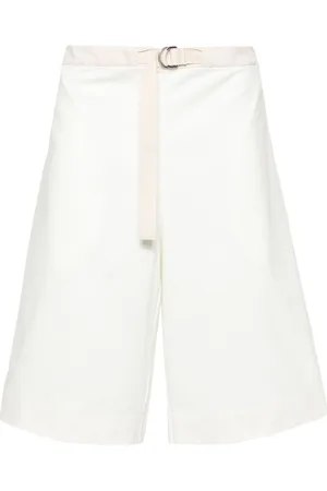 Jil Sander + wide-leg cotton track shorts