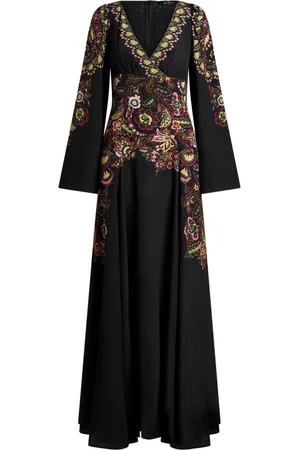 Etro Floral-print crepe de chine dress