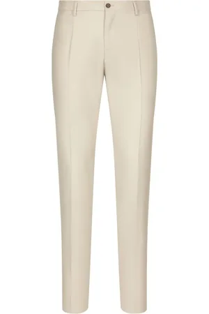 Dolce & Gabbana Tailored-cut virgin wool trousers