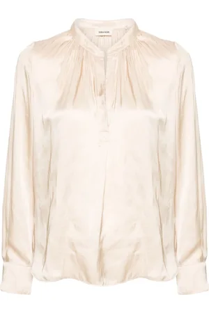 Zadig & Voltaire Ruched satin blouse