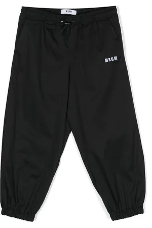 Msgm Embroidered-logo track trousers
