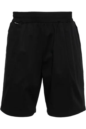 Family First Elasticated-waist poplin shorts