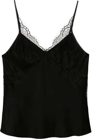 Patrizia Pepe Floral-lace tank top