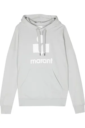 Isabel Marant Miley logo-flocked hoodie