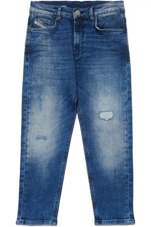Diesel Straight-leg stretch-cotton jeans