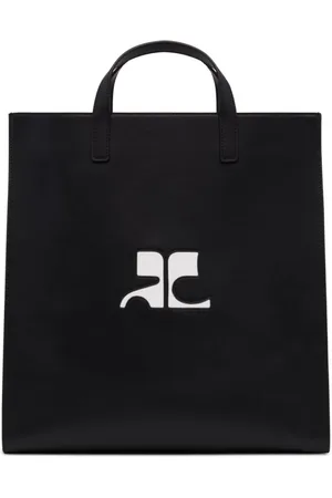 Courrèges Heritage leather tote bag