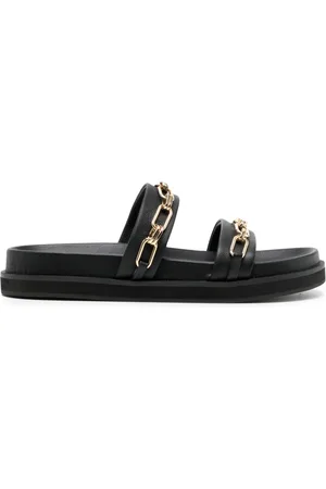 SENSO Nova chain-embellished leather sandals