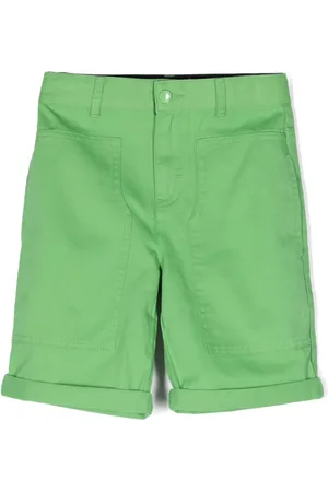 Stella McCartney Logo-patch cotton chino shorts
